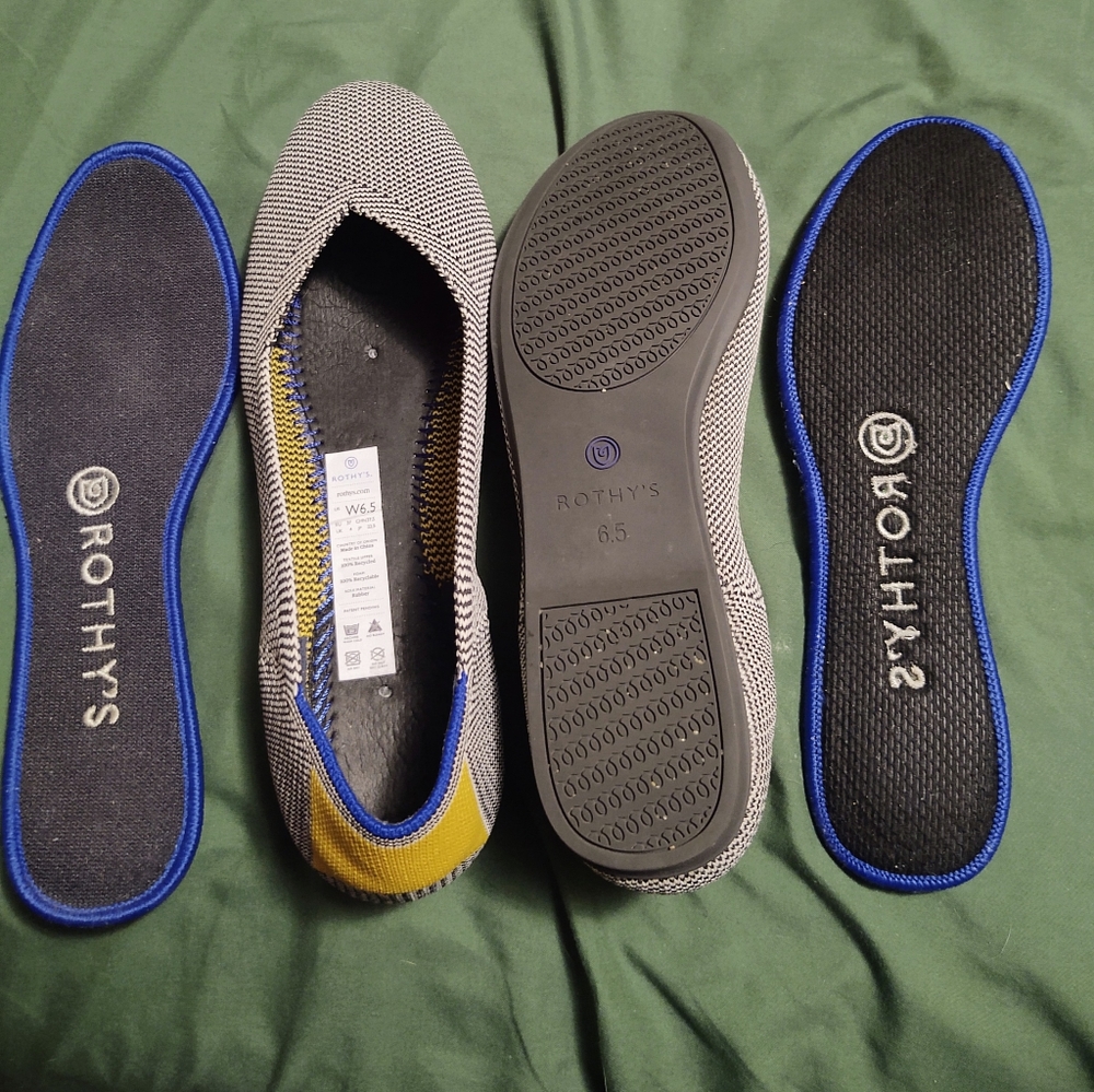Rothys yellow ribbon strip
